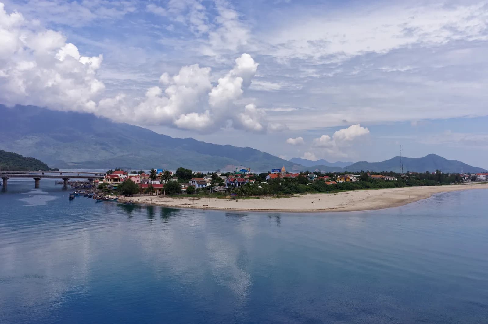 Lang Co Lagoon and the coast near Hue
